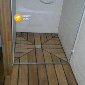 дешвая полы и стены в тике